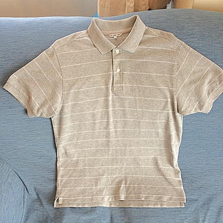ユニクロ(UNIQLO)のUNIQLO ポロシャツ グレー Lサイズ(ポロシャツ)