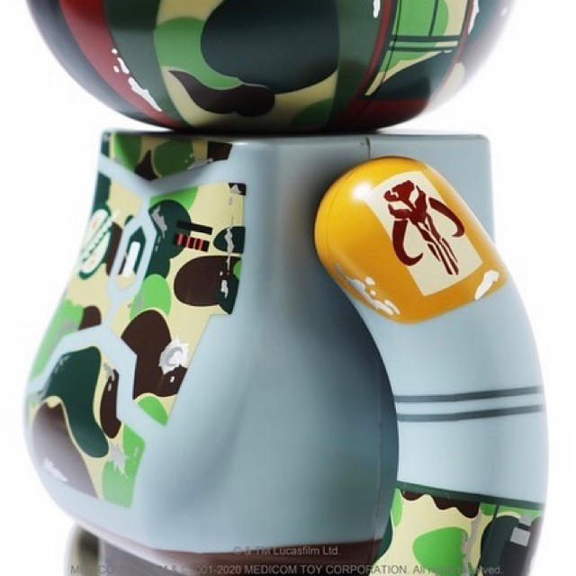 MEDICOM TOY(メディコムトイ)のBE@RBRICK BAPE®️ BOBA FETT 100% 400% ape エンタメ/ホビーのフィギュア(その他)の商品写真