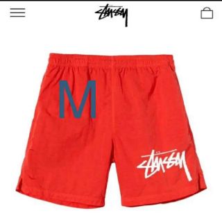 ステューシー(STUSSY)のステューシー　Stussy&Nike WaterShort Red Mサイズ(ショートパンツ)