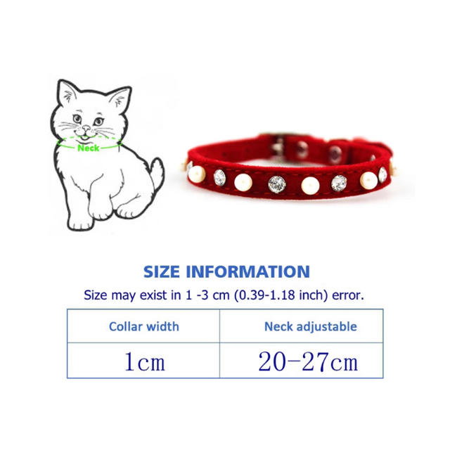 猫　子犬用　首輪　黒 その他のペット用品(猫)の商品写真