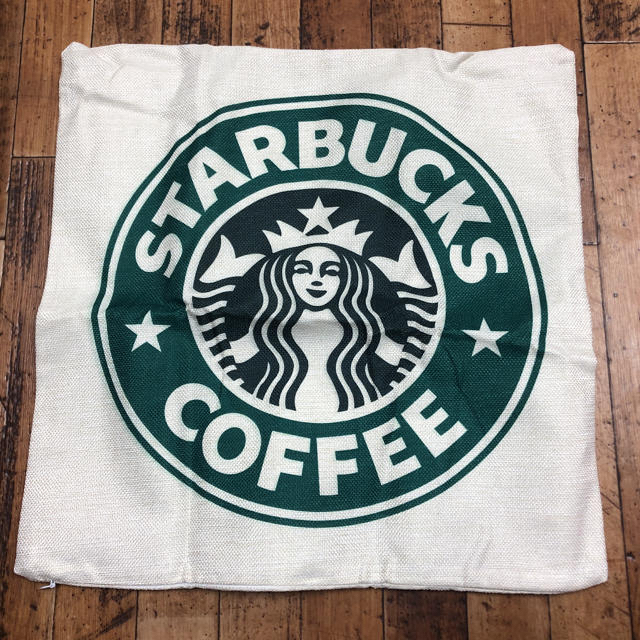 Starbucks Coffee(スターバックスコーヒー)の‼️2枚セット‼️スタバ クッションカバー　緑 インテリア/住まい/日用品のインテリア小物(クッションカバー)の商品写真