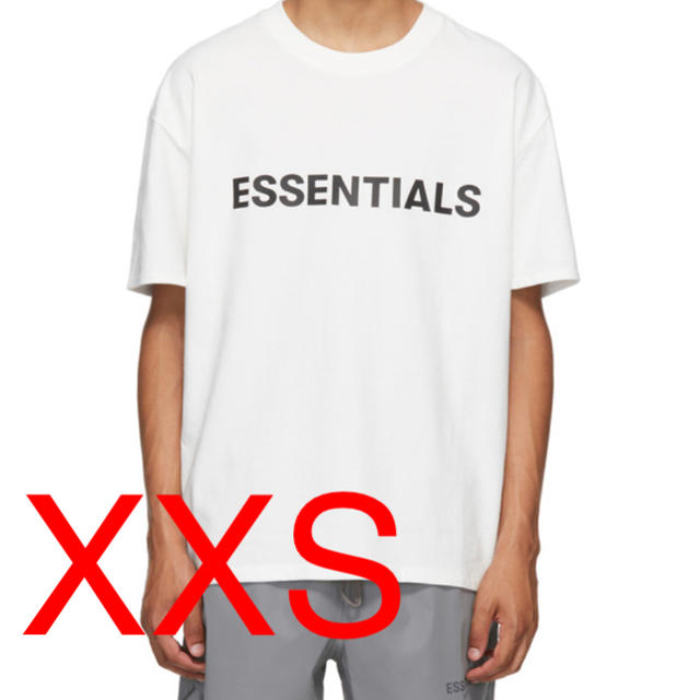 FEAR OF GOD(フィアオブゴッド)のfear of god essentials Tシャツ　XXS 白　ホワイト メンズのトップス(Tシャツ/カットソー(半袖/袖なし))の商品写真