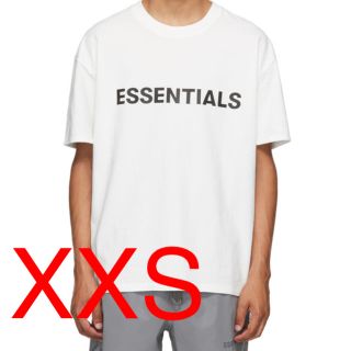 フィアオブゴッド(FEAR OF GOD)のfear of god essentials Tシャツ　XXS 白　ホワイト(Tシャツ/カットソー(半袖/袖なし))