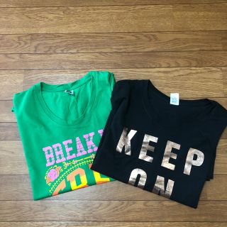 ズンバ(Zumba)の【昨年リリース２枚セット】ZUMBA トップス XL/XXL サイズ(Tシャツ/カットソー(半袖/袖なし))