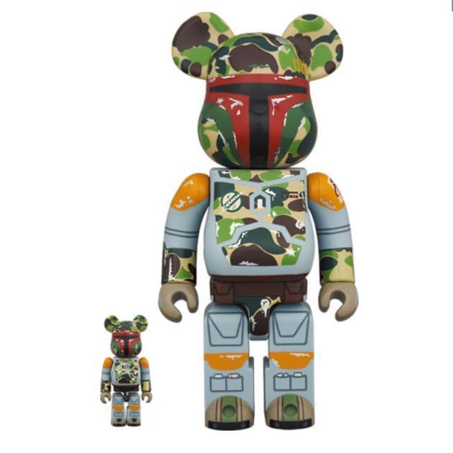 MEDICOM TOY(メディコムトイ)のBE@RBRICK BAPE®️ BOBA FETT 100% 400% ape エンタメ/ホビーのフィギュア(その他)の商品写真