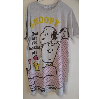 スヌーピー(SNOOPY)のSNOOPY ワンピース Ｓサイズ(ひざ丈ワンピース)