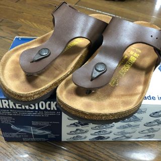 ビルケンシュトック(BIRKENSTOCK)のビルケン　サンダル　ギゼ　ダークブラウン(サンダル)