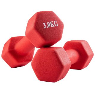 ダンベル 3kg  2個セット カラー トレーニング 筋トレ 鉄アレイ (トレーニング用品)