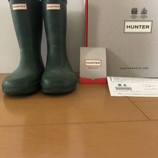 ハンター(HUNTER)のお洒落アイテム！ レインブーツ HUNTER ハンターレインブーツ　18cm(長靴/レインシューズ)