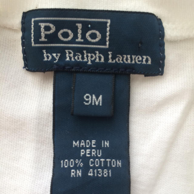 POLO RALPH LAUREN(ポロラルフローレン)のPolo Ralph Lauren BabyTシャツ9M キッズ/ベビー/マタニティのベビー服(~85cm)(Ｔシャツ)の商品写真