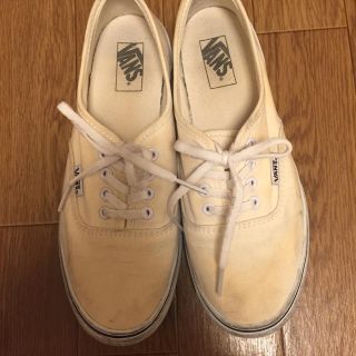 ヴァンズ(VANS)のキャンペーンVANS白スニーカー24.5(スニーカー)