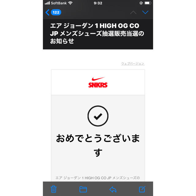 Nike Air Jordan 1 co.jp 29cm tokyo