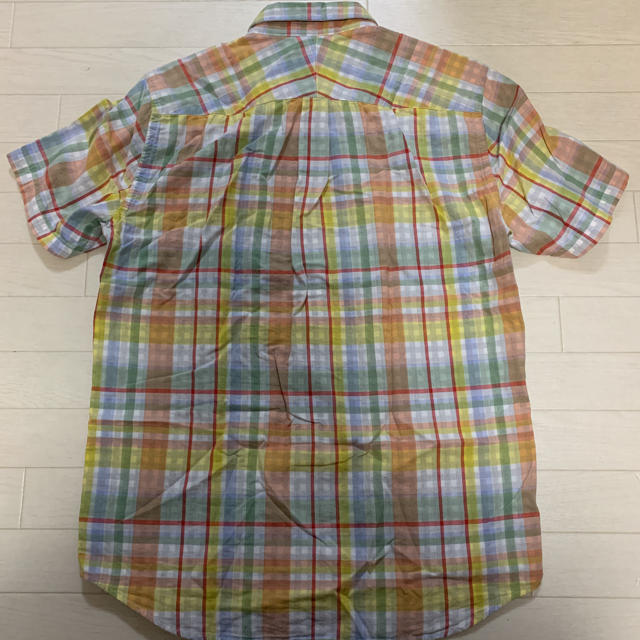 Design Tshirts Store graniph(グラニフ)の【美品】 graniph 半袖 チェックシャツ ボタンダウン シャツ　M メンズのトップス(シャツ)の商品写真