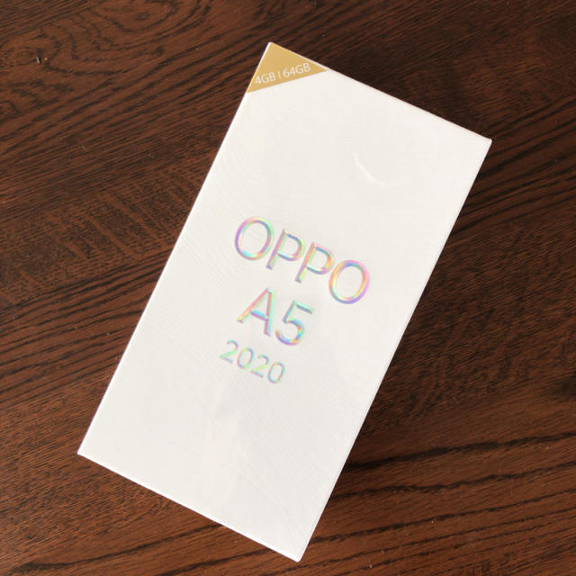 OPPO A5 2020 ブルー、新品未開封！
