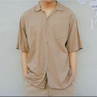 コモリ(COMOLI)のコモリ　comoli ベタシャンオープンカラーシャツ size 3(シャツ)