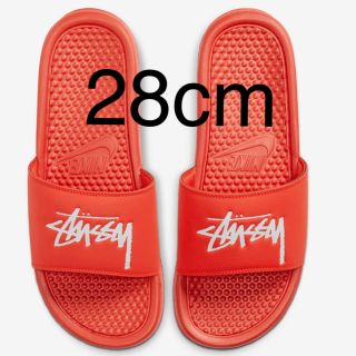 ナイキ(NIKE)のstussy nike コラボ ナイキ ステューシー べナッシ 28cm(サンダル)