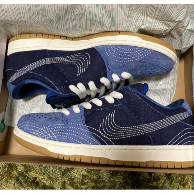 NIKE(ナイキ)のNIKE SB DUNK LOW PRO PRM SASHIKO ダンク 27㎝ メンズの靴/シューズ(スニーカー)の商品写真