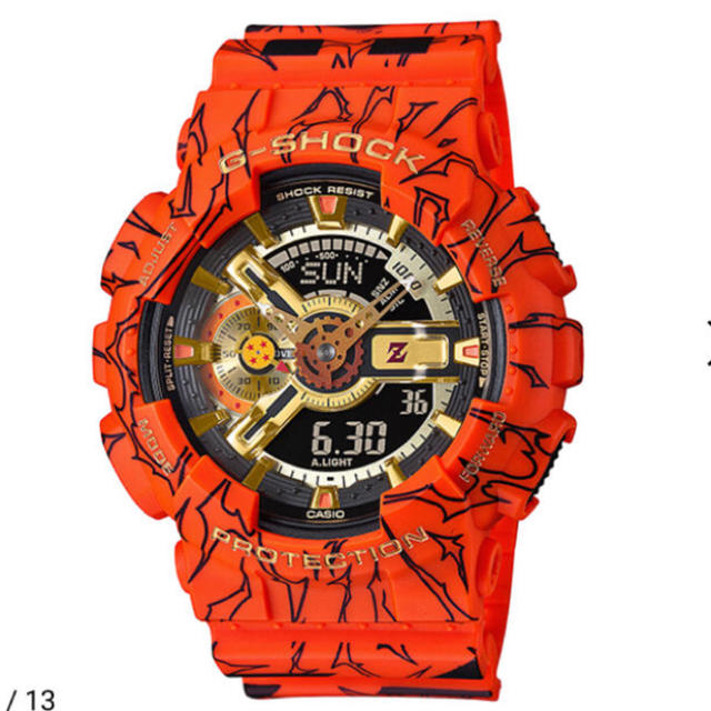 ドラゴンボール×G-SHOCK 型番：GA-110JDB-1A4JR-