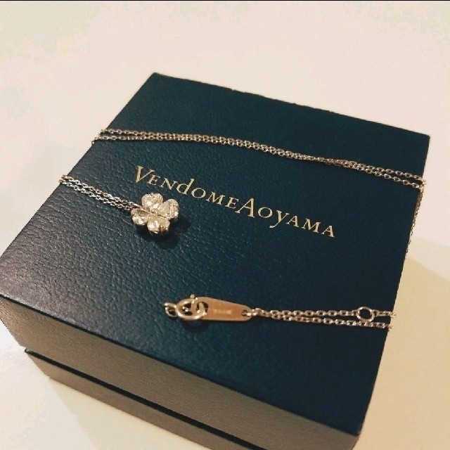 Vendome Aoyama(ヴァンドームアオヤマ)の♡ヴァンドーム青山♡10kホワイトゴールドネックレス レディースのアクセサリー(ネックレス)の商品写真