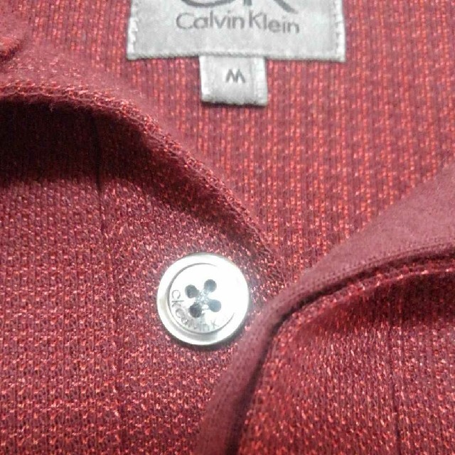 Calvin Klein(カルバンクライン)の美品　Calvin Klein 半袖ポロシャツ メンズのトップス(ポロシャツ)の商品写真