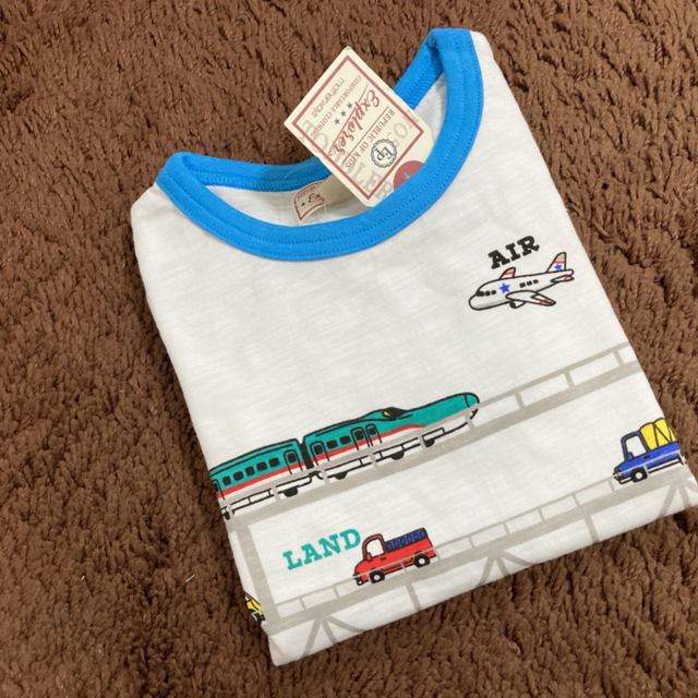 motherways(マザウェイズ)の110cm  マザウェイズ　Tシャツ　電車 キッズ/ベビー/マタニティのキッズ服男の子用(90cm~)(Tシャツ/カットソー)の商品写真