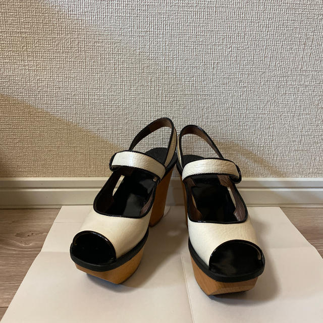 marni ウッドソールサンダル