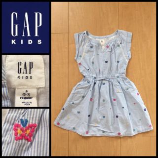 ギャップキッズ(GAP Kids)のチナ様専用【GAP KIDS】120cm キッズワンピース ストライプ(ワンピース)