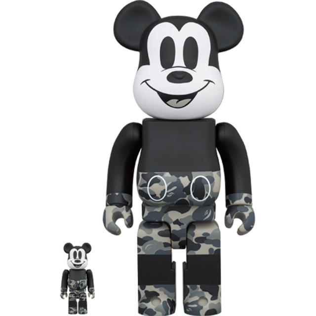 BE@RBRICK BAPE MICKEY MOUSE 100&400%