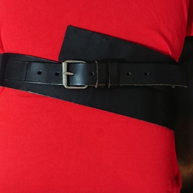 DIRK BIKKEMBERGS ダークビッケンバーグ ベルト付きワイドパンツ-