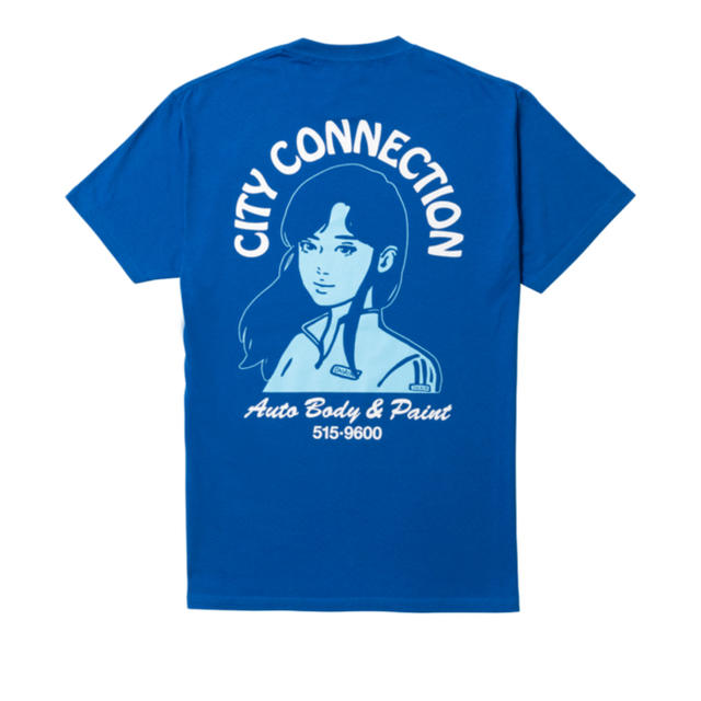 ON AIR kyne City Connection Tee (Blue) メンズのトップス(Tシャツ/カットソー(半袖/袖なし))の商品写真