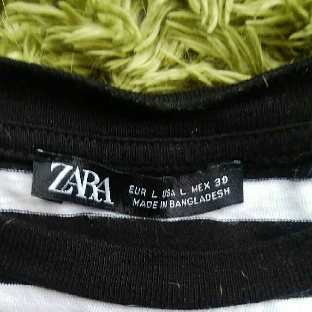 ZARA(ザラ)のZARAボーダートップス レディースのトップス(カットソー(半袖/袖なし))の商品写真