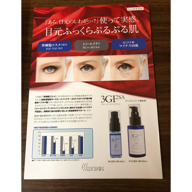 3GFsa 今話題の幹細胞コスメ美容液 あら?目元のシワが...? お歳暮