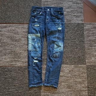 新品! RALPH LAUREN ラルフローレン ジーンズ ダメージジーンズ-
