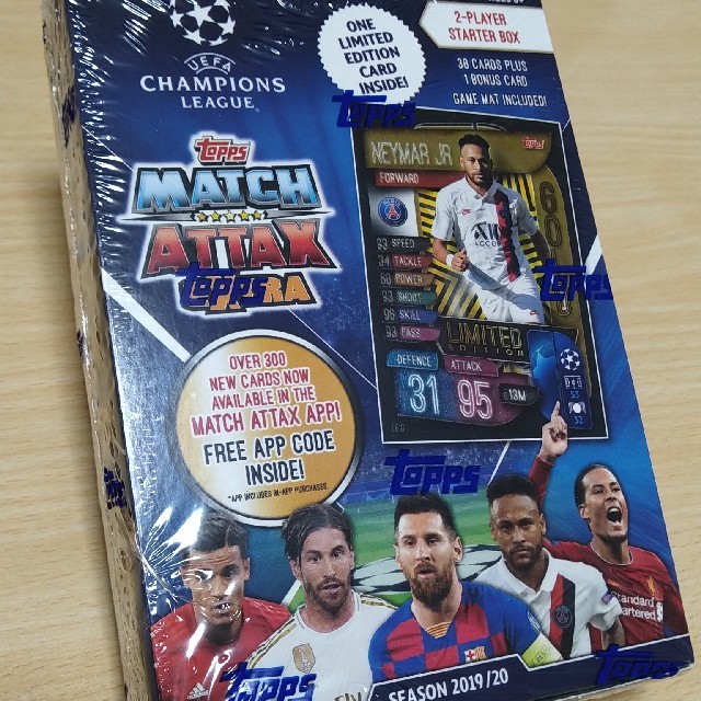 2019-20　Topps　UEFAチャンピオンズリーグ　1箱　トレカカード