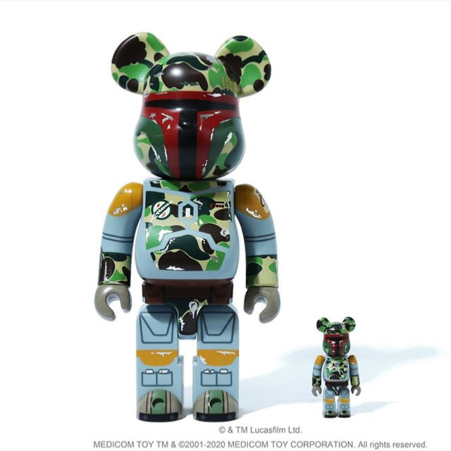 BE@RBRICK BAPE(R) BOBA FETT 100％ & 400％