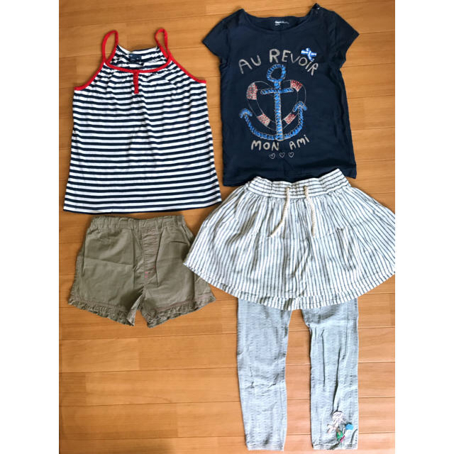 GAP Kids(ギャップキッズ)の夏服　女の子まとめ売り 140cm   キッズ/ベビー/マタニティのキッズ服女の子用(90cm~)(Tシャツ/カットソー)の商品写真