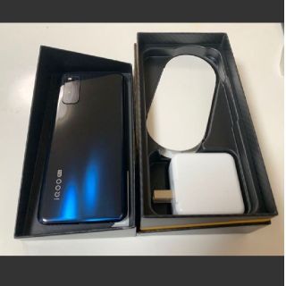 アンドロイド(ANDROID)のiqoo z1 5g  6gb/128gb ブルー(漆黒の青系な色)(スマートフォン本体)