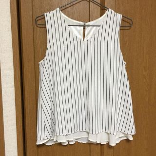 イング(INGNI)のINGNI ストライプトップス(カットソー(半袖/袖なし))