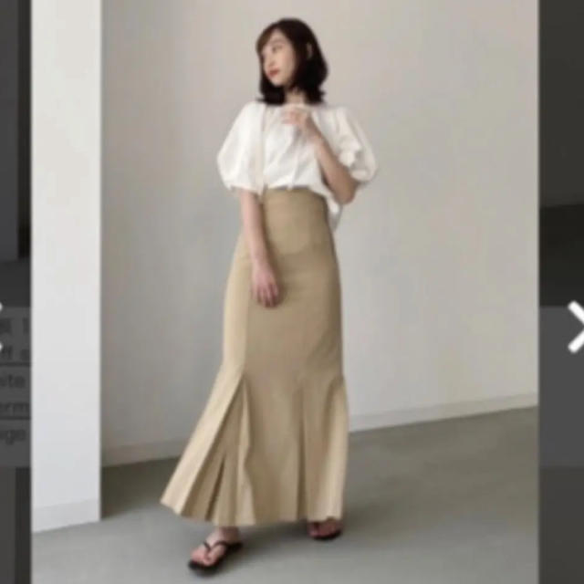 TODAYFUL(トゥデイフル)のlouren mermaid pleats skirt 新品未使用 レディースのスカート(ロングスカート)の商品写真