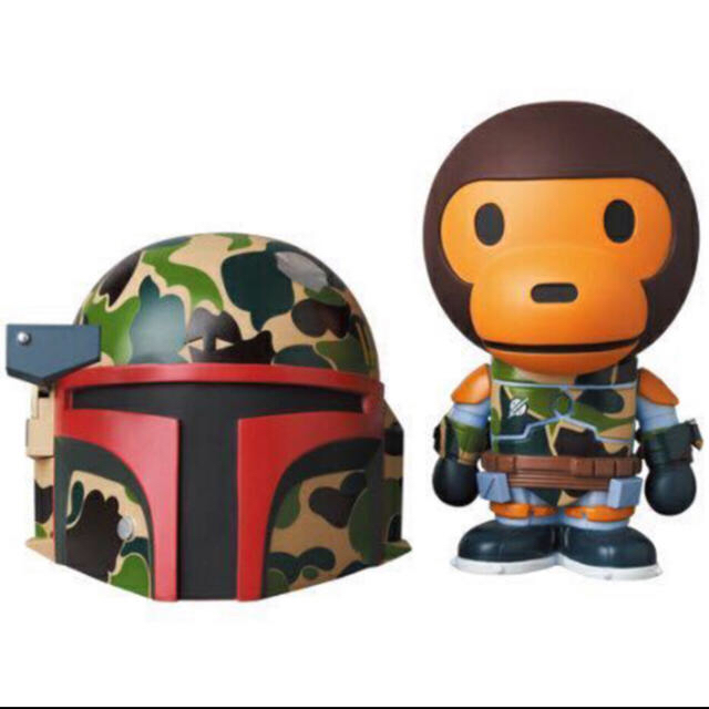 A BATHING APE(アベイシングエイプ)のSTAR WARS X BABY MILO® ABC CAMO BOBA  エンタメ/ホビーのフィギュア(その他)の商品写真