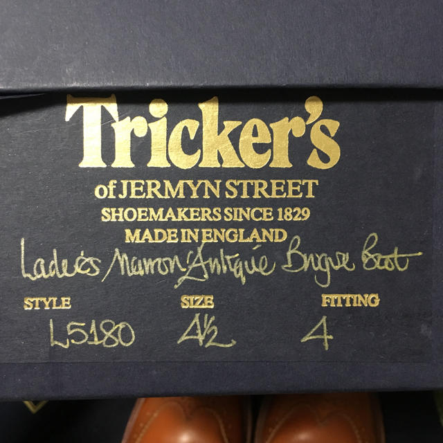 Trickers(トリッカーズ)のトリッカーズ L5180 4h レディースの靴/シューズ(ブーツ)の商品写真