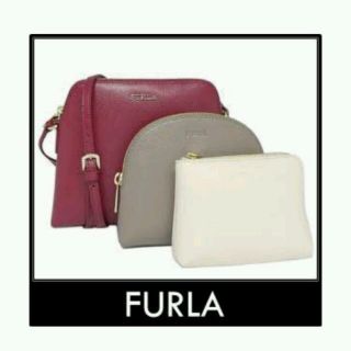 フルラ(Furla)の✴︎値下げ✴︎ FURLA BOHEME 斜めがけショルダーバッグのみ　赤(ショルダーバッグ)