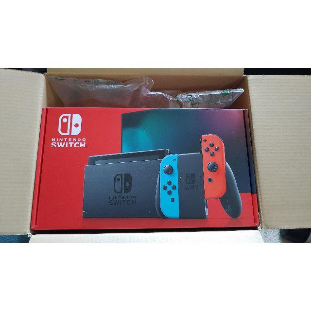 【新品】Nintendo Switch 本体 ネオンブルー／レッド