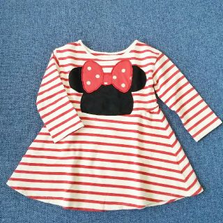 ベビーギャップ(babyGAP)の最終値下げ！ミニー ボーダーワンピース(ワンピース)