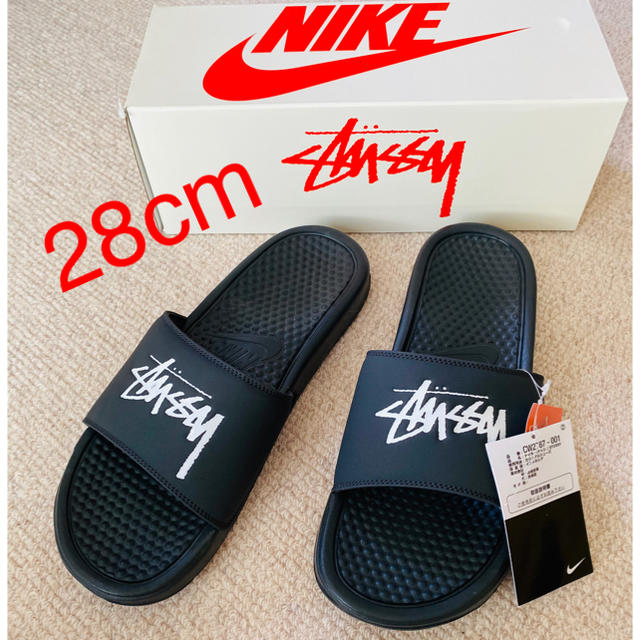 STÜSSY ステューシー NIKE ナイキ SLIDE サンダル 28cm - サンダル