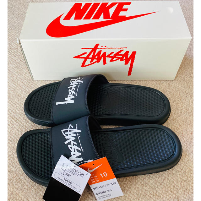 STUSSY(ステューシー)のSTÜSSY ステューシー NIKE ナイキ SLIDE サンダル 28cm メンズの靴/シューズ(サンダル)の商品写真