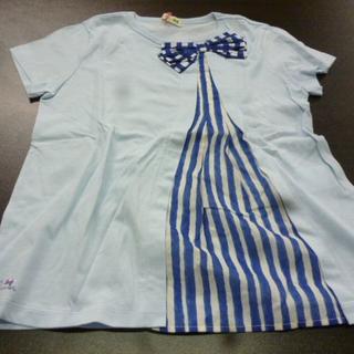 ニットプランナー(KP)のKP　半袖Tシャツ　140ｃｍ　水色　薄手　日本製　未使用品　女の子(Tシャツ/カットソー)
