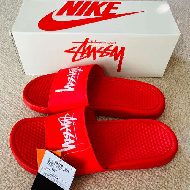 STUSSY(ステューシー)のSTÜSSY ステューシー NIKE ナイキ SLIDE サンダル 28cm メンズの靴/シューズ(サンダル)の商品写真