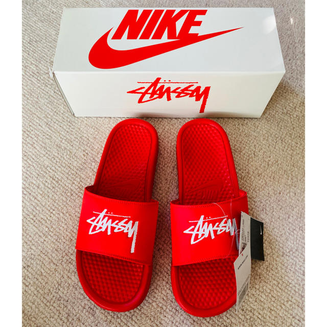 STUSSY(ステューシー)のSTÜSSY ステューシー NIKE ナイキ SLIDE サンダル 28cm メンズの靴/シューズ(サンダル)の商品写真