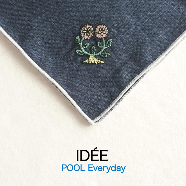 IDEE(イデー)の❂未使用❂ IDEE POOL Everyday ハンカチ フラワー レディースのファッション小物(ハンカチ)の商品写真